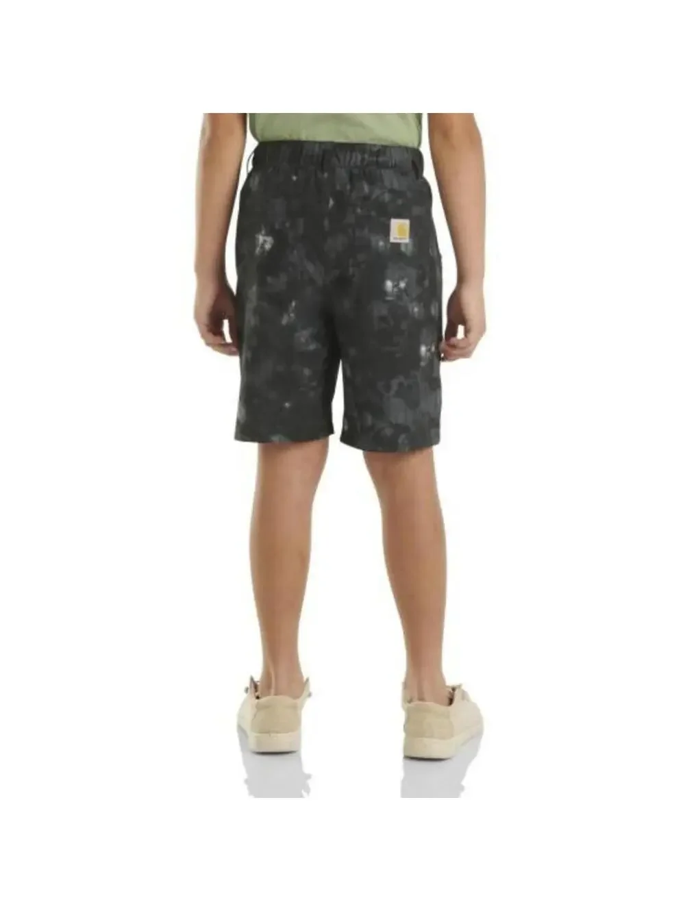 (C104) Carhartt Youth Boys' Rugged Flex LWD Shorts Caviar Black Large Casual